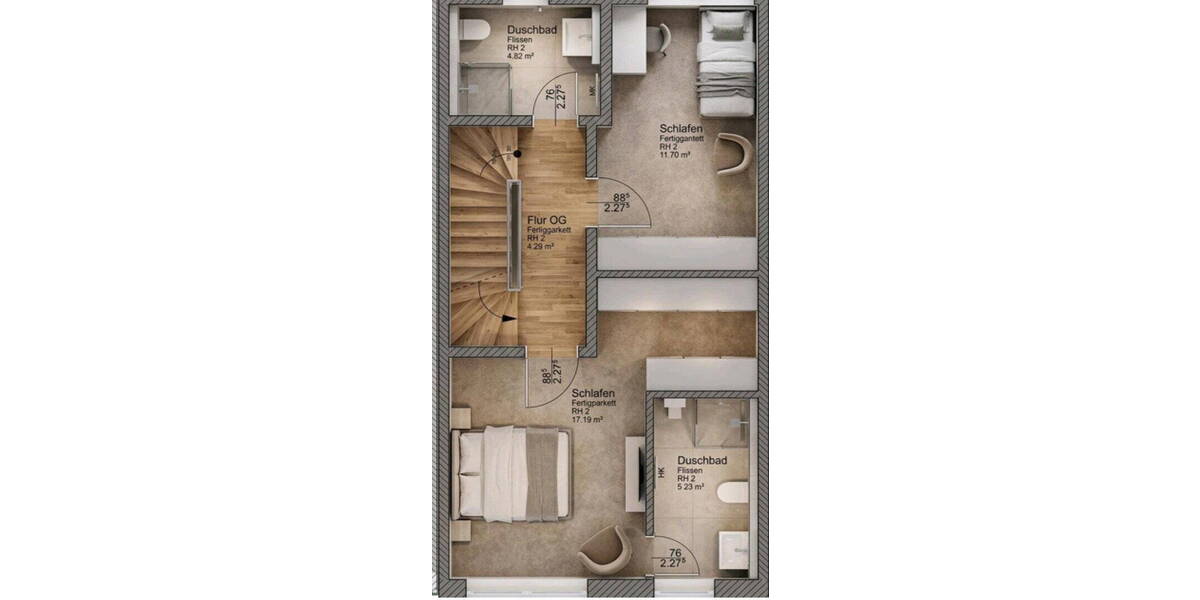 Reihenmittelhaus Oberhaching Deisenhofen - 5 Zimmer, 124 m&sup2;, 1.040.000&euro; | Angebot:26124821