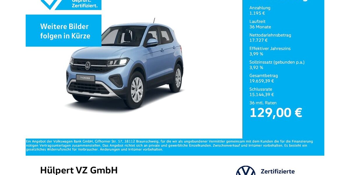 VW T-Cross 11.128 km 18.811 &euro; Unna 59423