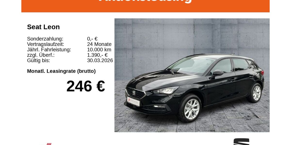 Seat Leon 1.500 km 30.590 &euro; Bayreuth 95448