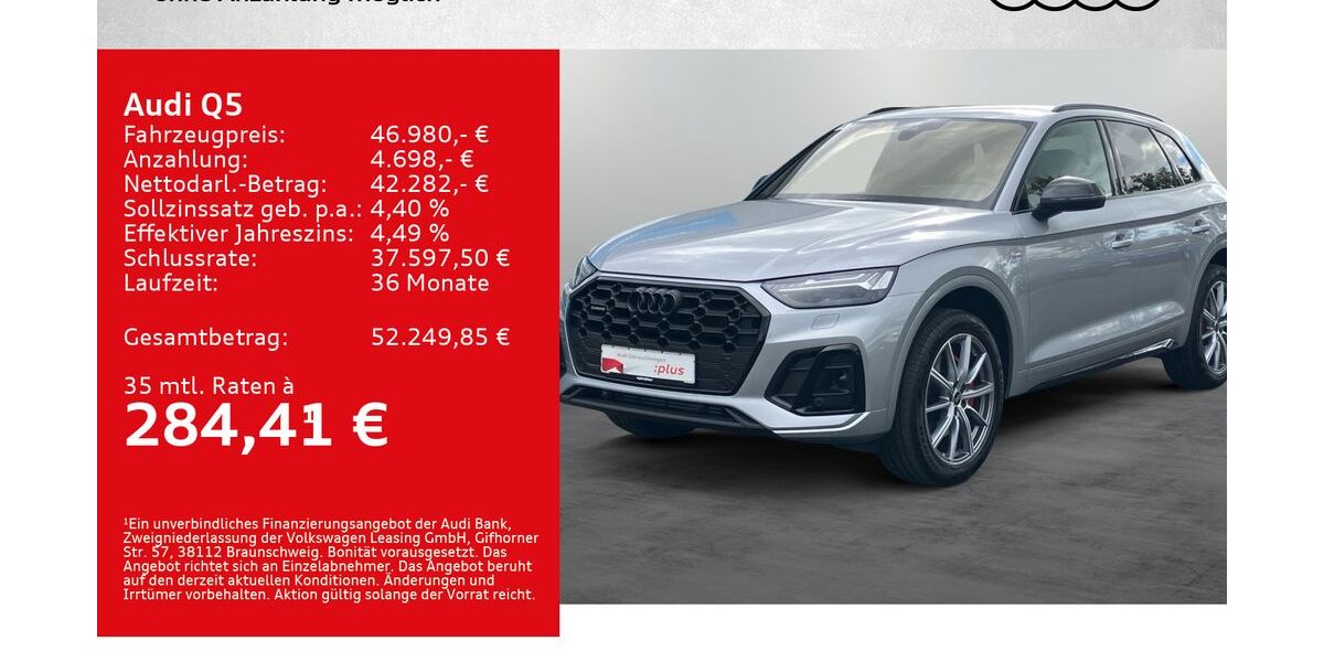 Audi Q5 9.500 km 46.580 &euro; Kitzingen 97318