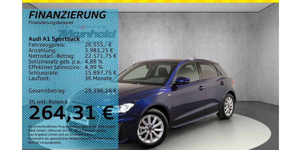 Audi A1 15.000 km 25.950 &euro; Auerbach/Rebesgrün 08209
