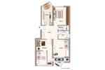 Etagenwohnung Erlangen Stadtrandsiedlung - 3 Zimmer, 85 m&sup2;, 295.000&euro; | Angebot:26189088