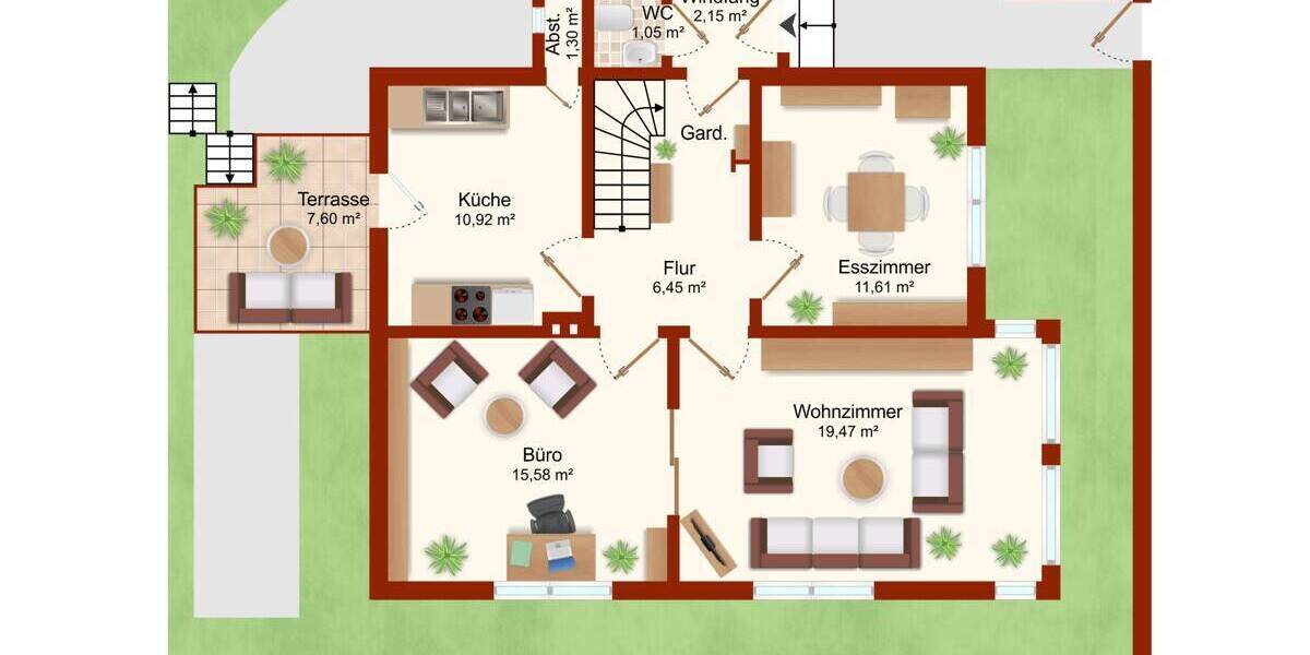 Einfamilienhaus Verden - 7 Zimmer, 133 m&sup2;, 369.000&euro; | Angebot:26451384
