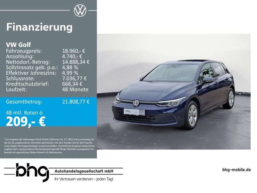VW Golf 117.973 km 18.960 € Freiburg 79115