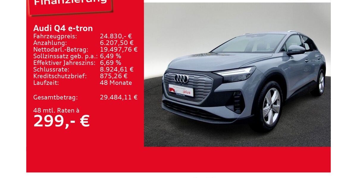 Audi Q4 e-tron 29.689 km 24.830 &euro; Ulm 89073