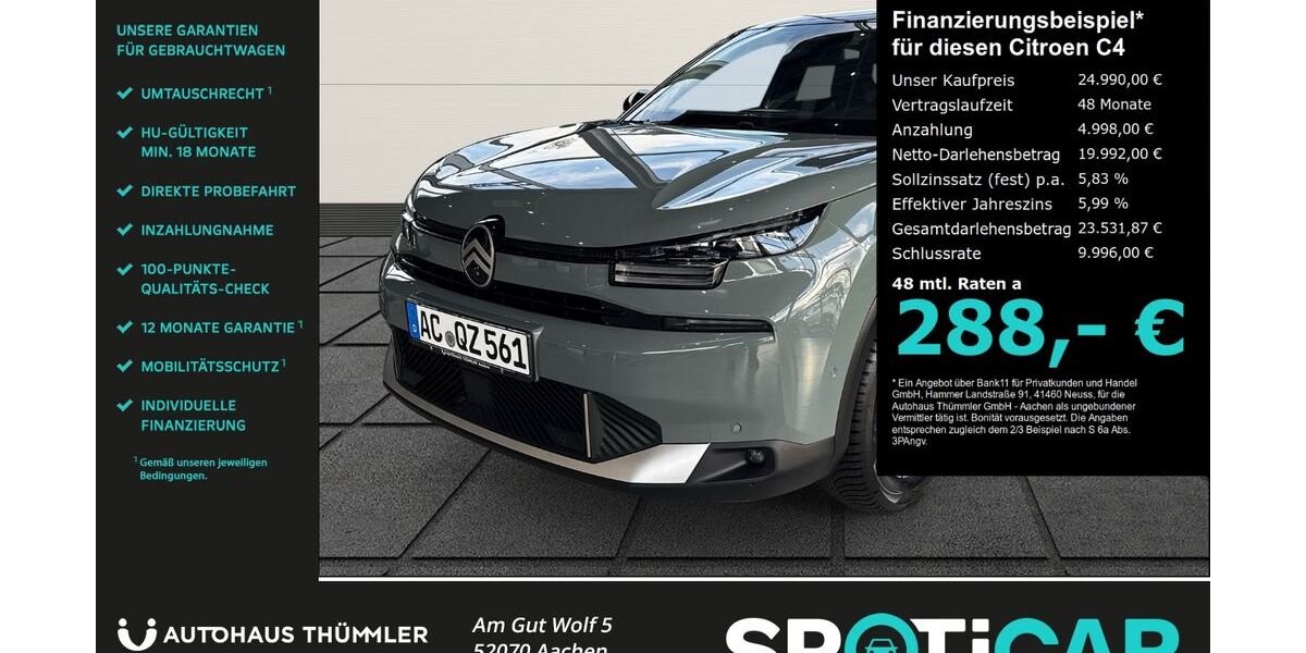 Citroen C4 2.499 km 24.990 &euro; Aachen 52070