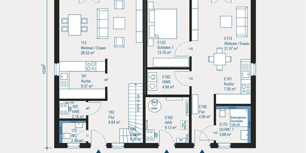 Ihr individuelles Zweifamilienhaus in Wuppertal - Flexibel, modern und hochwertig projektiert - Zweifamilienhaus Wuppertal Gemarkung Barmen | Angebot:27338586