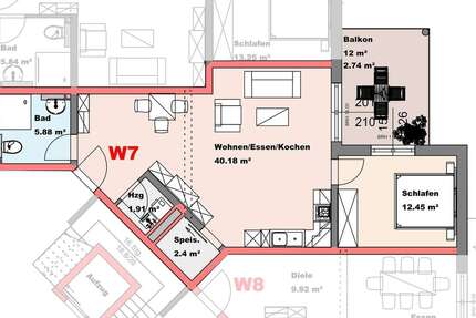 Wohnung Kastellaun - 2 Zimmer, 65 m&sup2;, 650&euro; | Angebot:26002727
