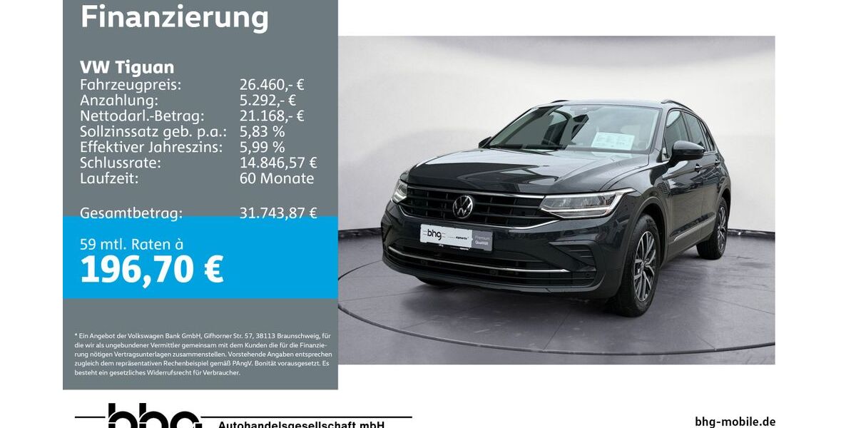 VW Tiguan 33.446 km 24.490 &euro; Metzingen 72555