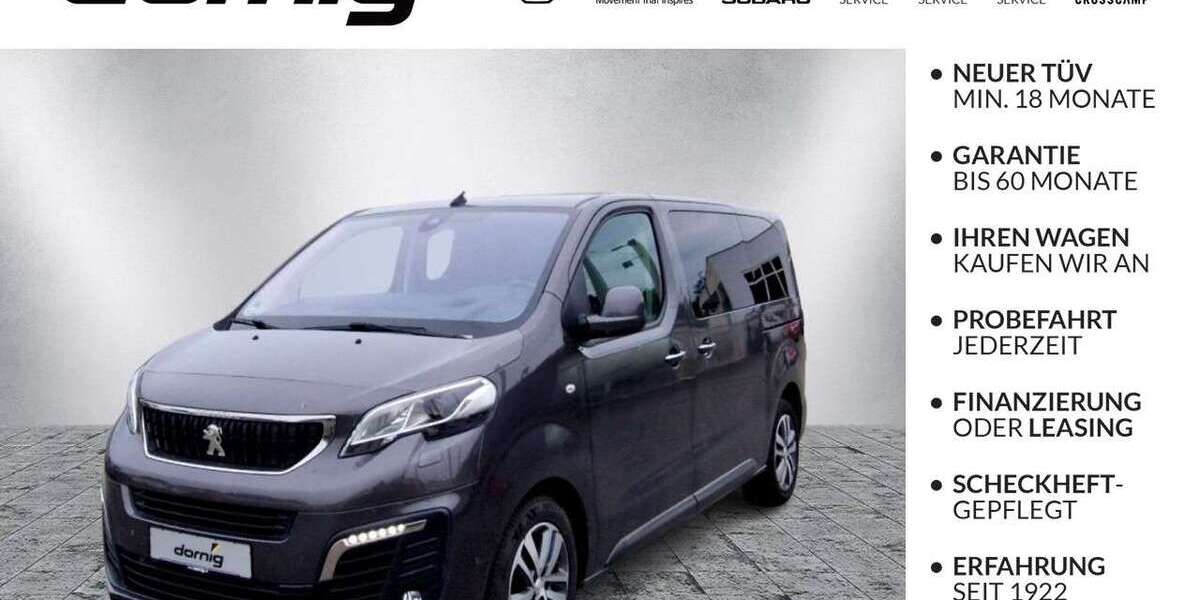 Peugeot Traveller 59.900 km 37.875 &euro; Plauen 08527