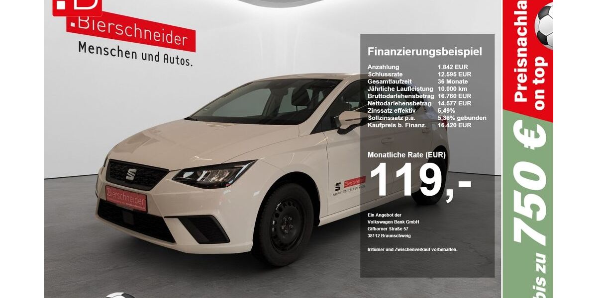Seat Ibiza 5.100 km 16.420 &euro; Regensburg 93055