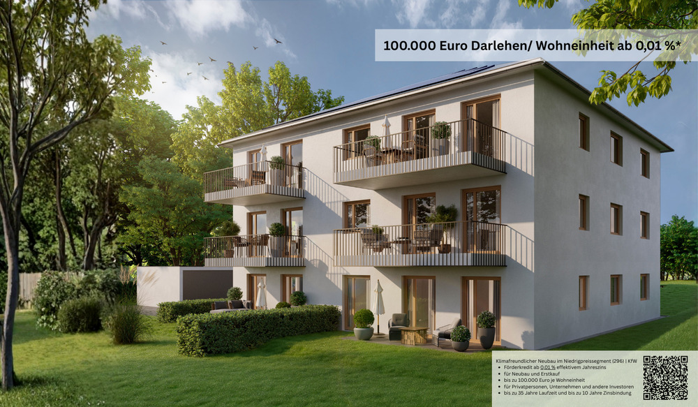 Terrassenwohnung Bernhardswald - 3 Zimmer, 69 m&sup2;, 328.800&euro; | Angebot:25778843