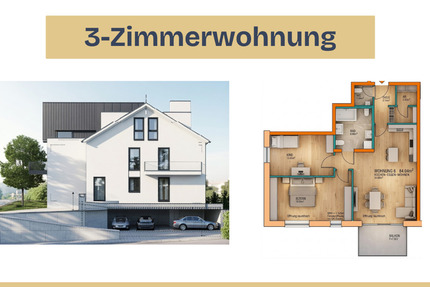 Wohnung Baden-Baden Balg - 3 Zimmer, 84 m&sup2;, 447.000&euro; | Angebot:25888006