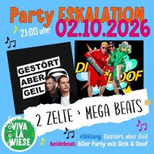 Laubtanz mit Gestört aber geil 02.10.2026 VivaLaWiese Festival Gelände