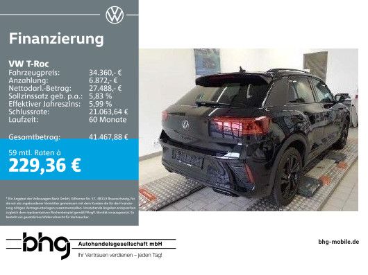 VW T-Roc 16.303 km 34.360 &euro; Durmersheim 76448