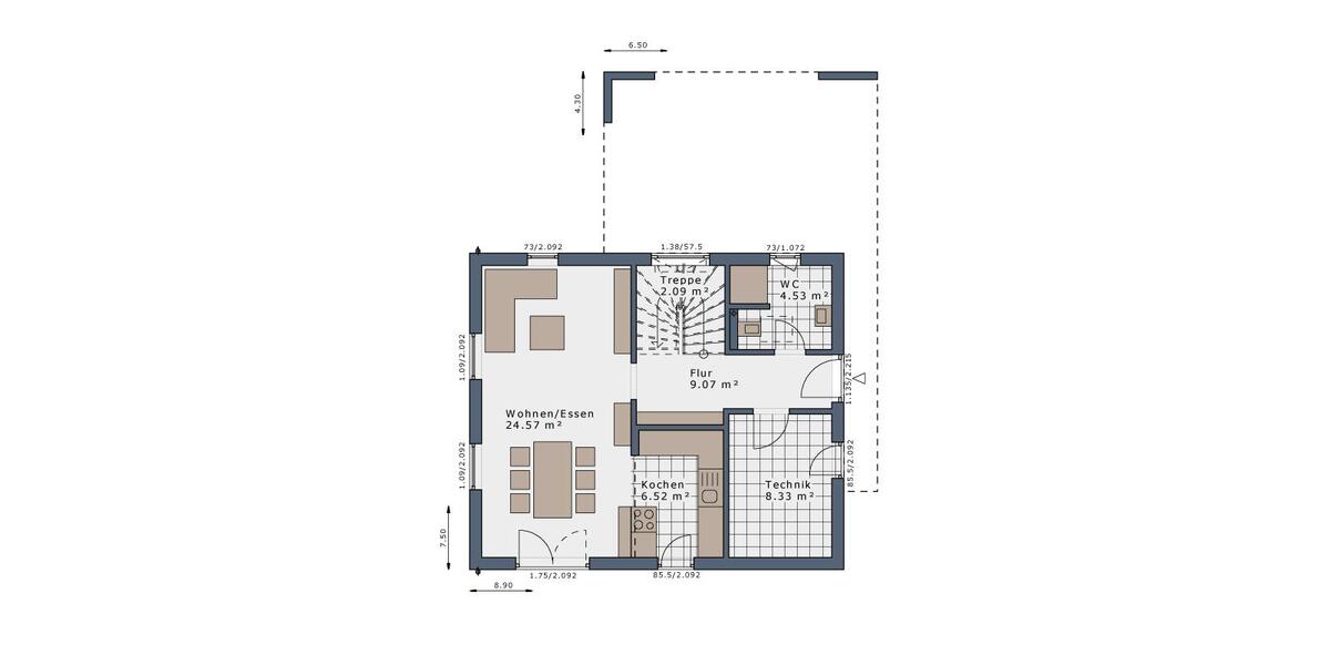 Einfamilienhaus Eschwege - 5 Zimmer, 112 m&sup2;, 1.430&euro; | Angebot:25760141