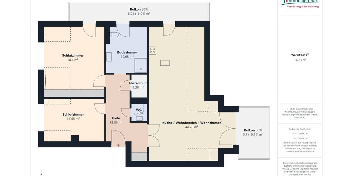 Etagenwohnung Perl - 3 Zimmer, 120 m&sup2;, 377.800&euro; | Angebot:25677854