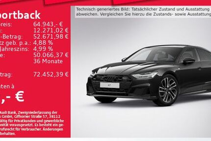 Audi A7 15.635 km 64.234 € Eching 85386