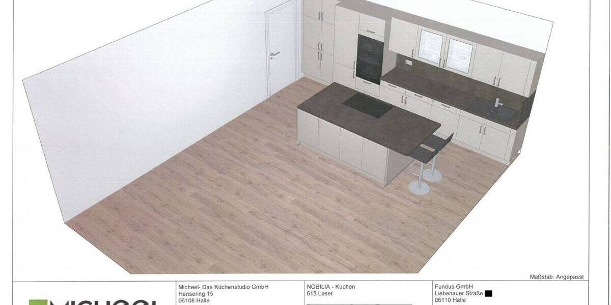 Exklusive Eigentumswohnung inkl. sehr hochwertiger Einbauküche und großem Balkon, optional Stellplatz 3 zimmer