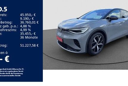 VW ID.5 4.903 km 45.950 € Schwäbisch Gmünd 73525