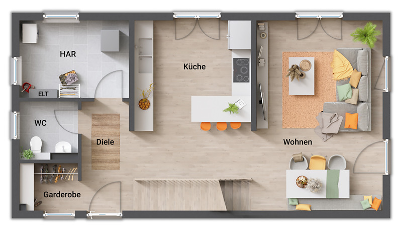 Doppelhaushälfte Bad Salzuflen Holzhausen - 4 Zimmer, 132 m&sup2;, 456.000&euro; | Angebot:25537377