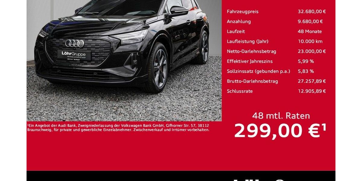 Audi Q4 e-tron 73.928 km 32.680 &euro; Neuwied 56564
