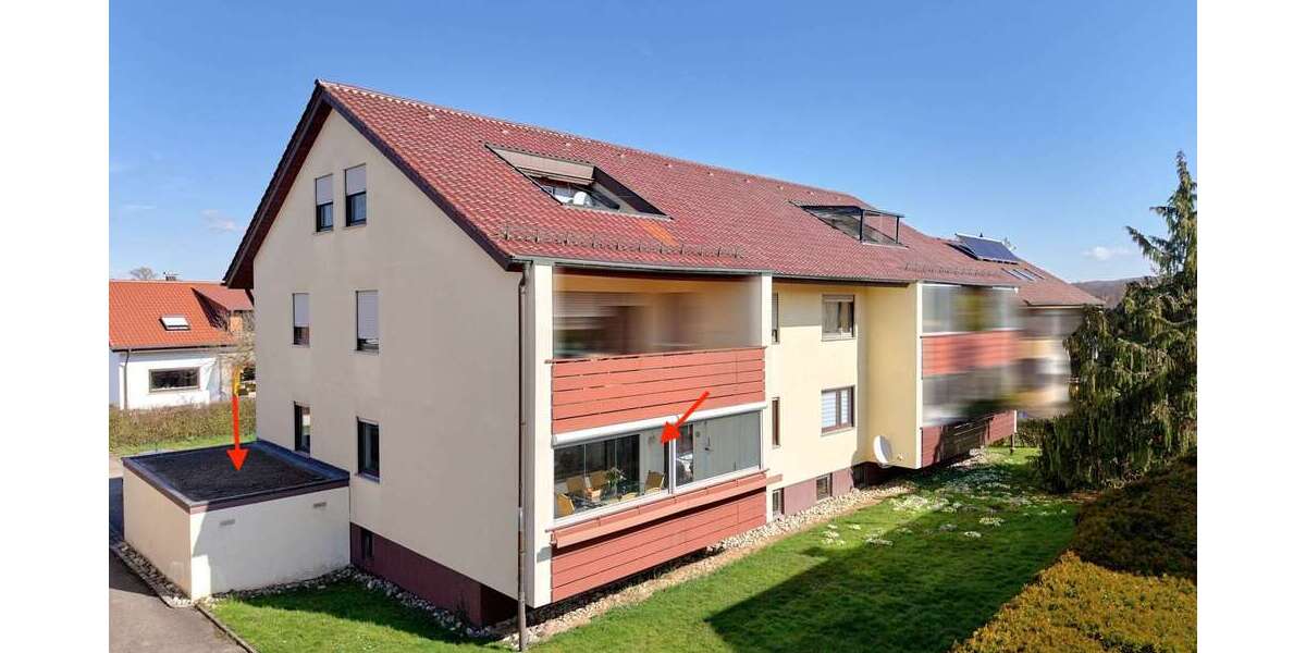 Etagenwohnung Hattenhofen - 3 Zimmer, 92 m&sup2;, 300.000&euro; | Angebot:26960529
