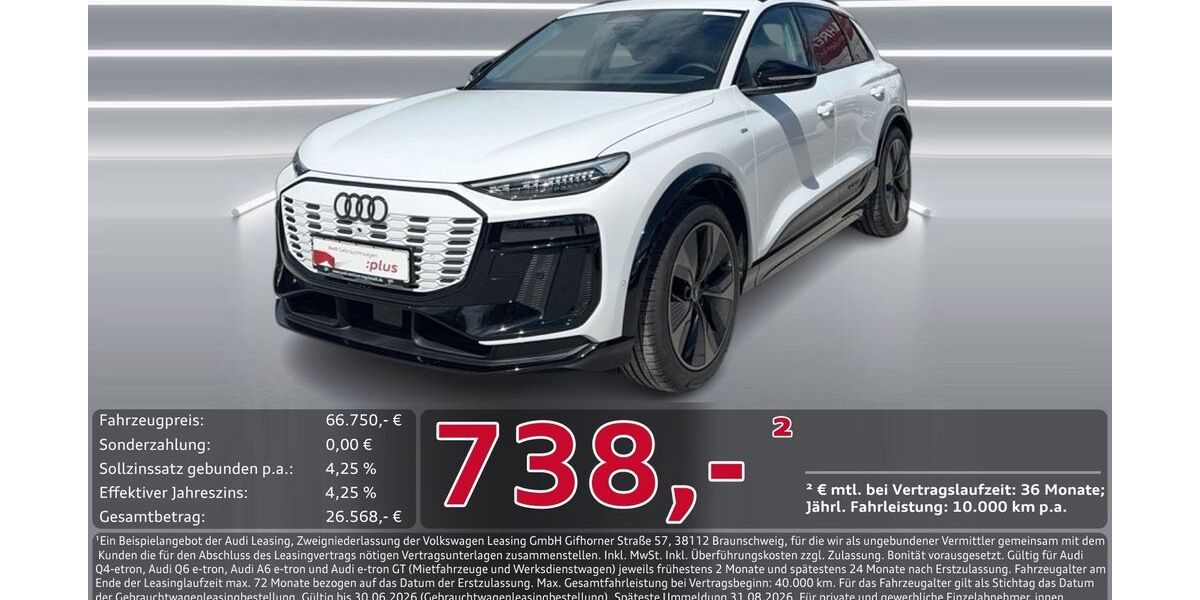 Audi Q6 e-tron 17.262 km 66.750 &euro; Ingolstadt 85057