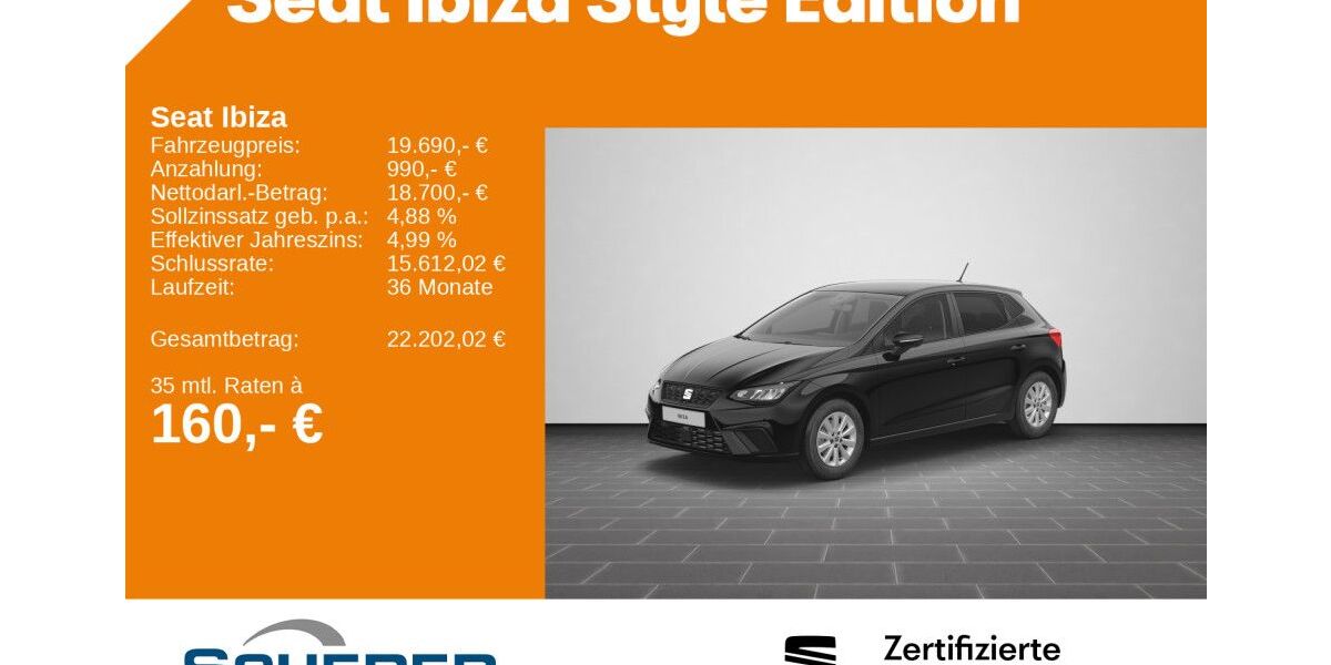 Seat Ibiza 30.085 km 19.590 &euro; Saarbrücken 66115