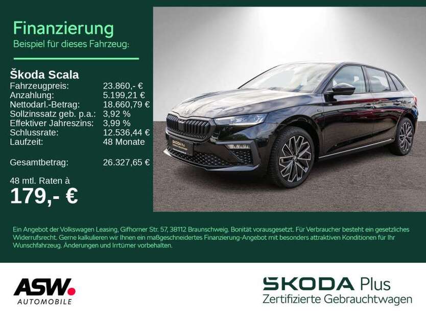 Skoda Scala 26.990 km 23.860 € Heilbronn 74076