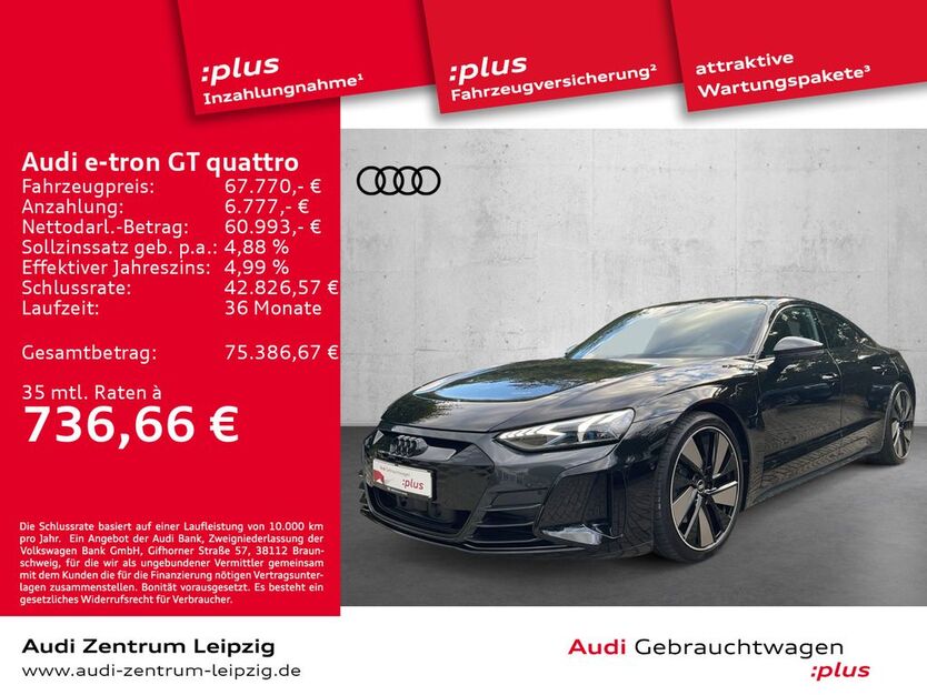 Audi e-tron GT 16.939 km 67.770 € Leipzig 04277
