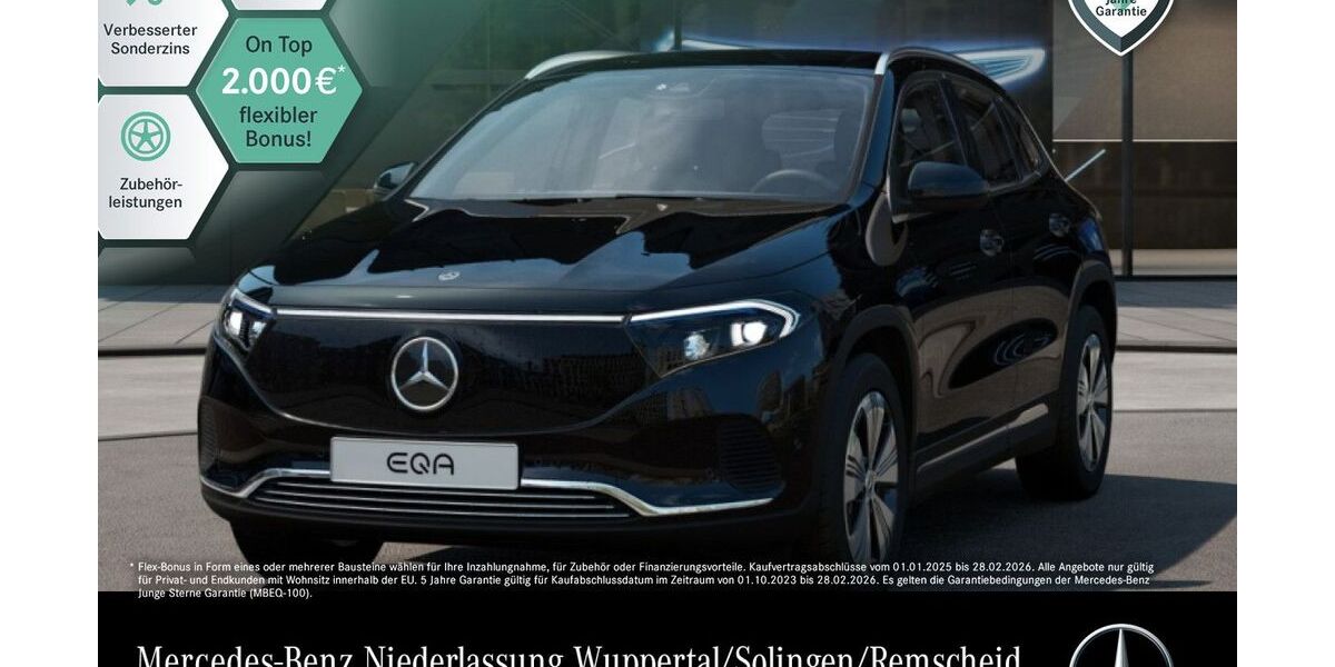 Mercedes-Benz EQA 8.389 km 34.290 &euro; Wuppertal 42115