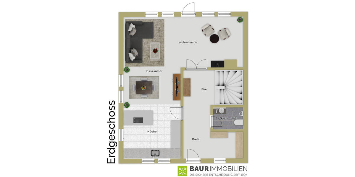 Doppelhaushälfte Mittelbiberach - 4 Zimmer, 118 m&sup2;, 479.000&euro; | Angebot:26498790