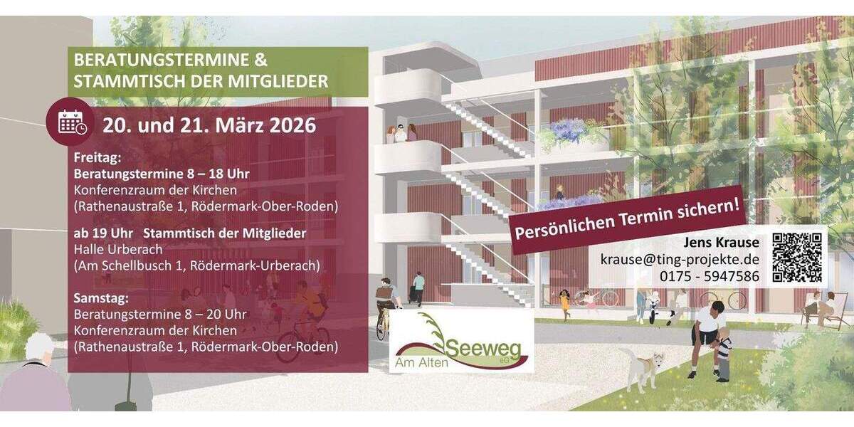 Etagenwohnung Rödermark Ober-Roden - 3 Zimmer, 74 m&sup2;, 540&euro; | Angebot:25752197