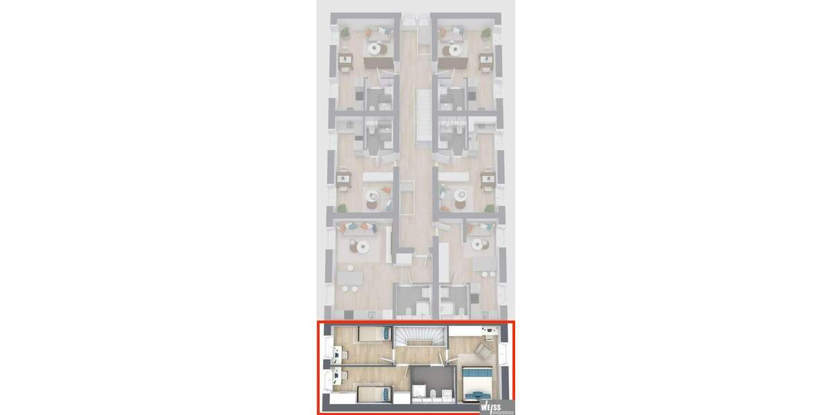 Etagenwohnung Hilpoltstein - 4 Zimmer, 105 m&sup2;, 594.001&euro; | Angebot:25802089