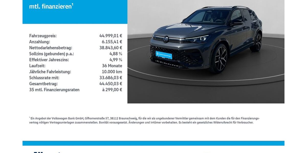 VW Tiguan 21.201 km 44.999 &euro; Mühlhausen/Thüringen 99974