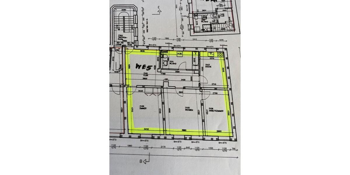 Etagenwohnung Malchow - 3 Zimmer, 86 m&sup2;, 710&euro; | Angebot:24712048