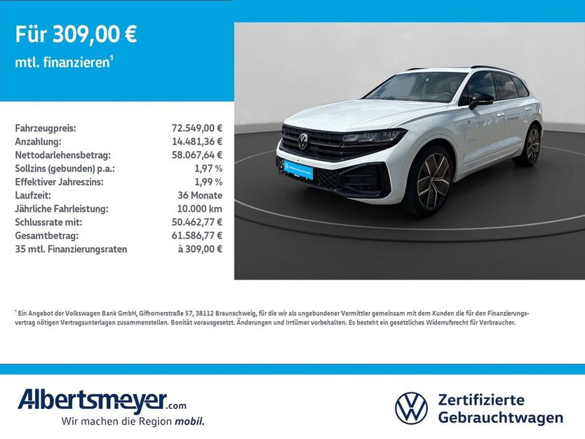 VW Touareg 24.523 km 72.549 € Mühlhausen/Thüringen 99974