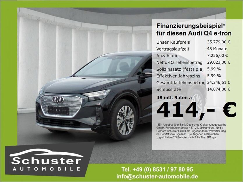Audi Q4 e-tron 11.256 km 35.779 € Ruhstorf 94099