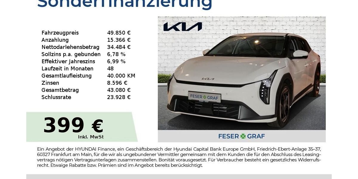 Kia EV4 6.378 km 49.850 &euro; Roth 91154