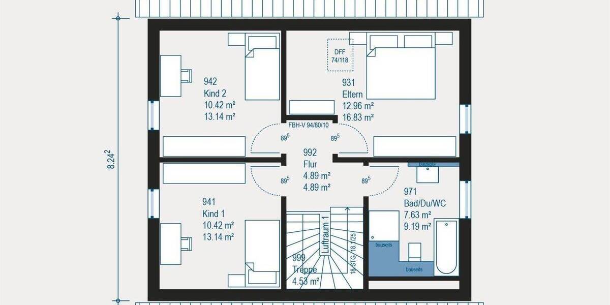 Mehrfamilienhaus, Wohnhaus Gera Roschütz - 4 Zimmer, 124 m&sup2;, 232.879&euro; | Angebot:26435418