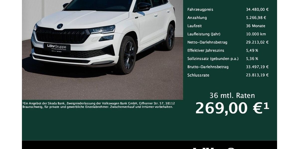 Skoda Karoq 20.129 km 33.280 &euro; Trier 54292