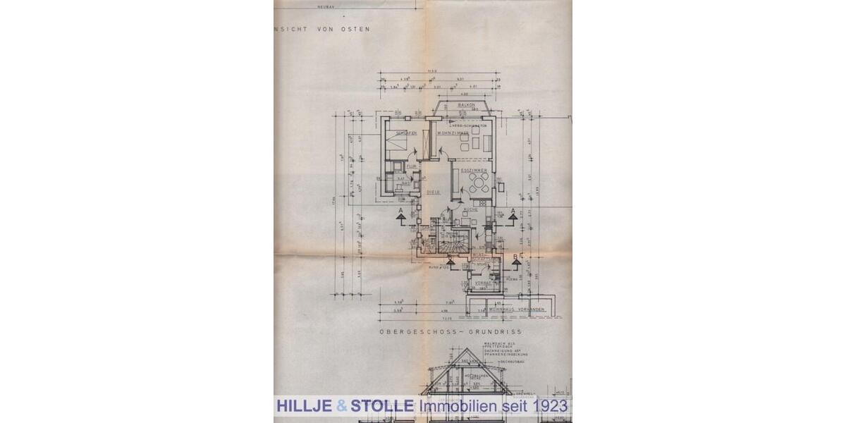 Etagenwohnung Ovelgönne - 3.5 Zimmer, 106 m&sup2;, 900&euro; | Angebot:24571785