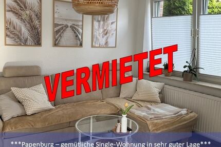 ***V E R M I E T E T*** ***Gemütliche Single-Wohnung in Papenburg in sehr guter Lage*** 2 zimmer