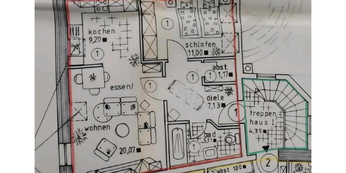Dachgeschoßwohnung Kirchheimbolanden - 2 Zimmer, 54 m&sup2;, 800&euro; | Angebot:26072982