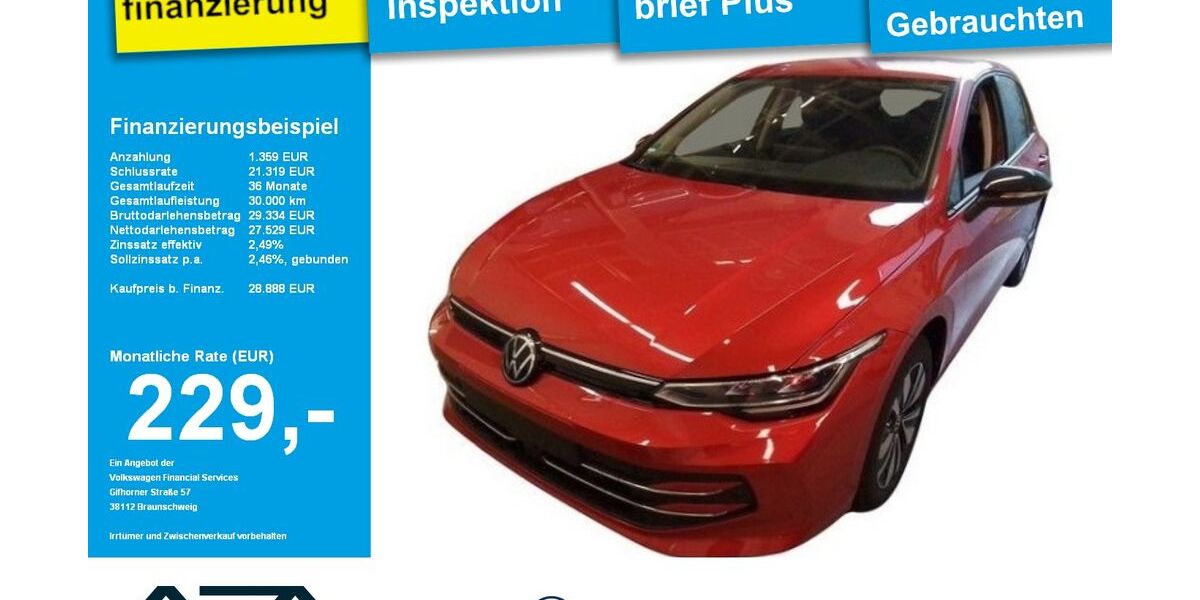 VW Golf 2.254 km 29.850 &euro; Gera 07546