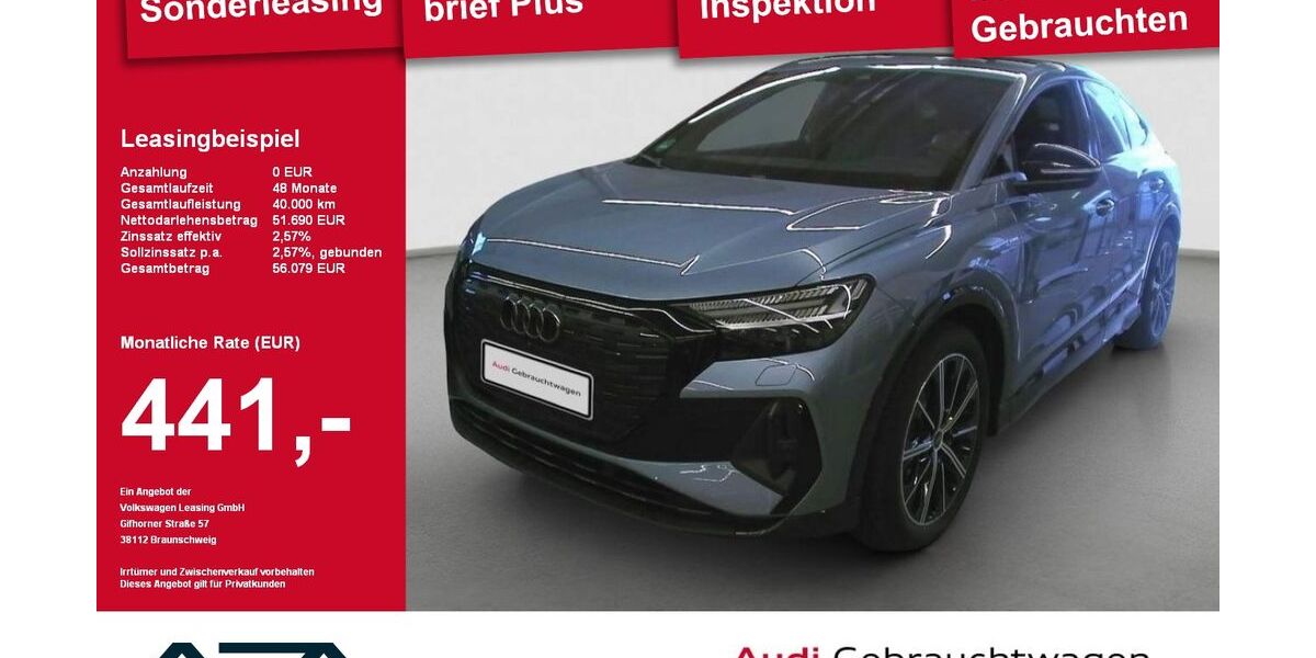 Audi Q4 e-tron 5.343 km 51.684 € Gera 07546