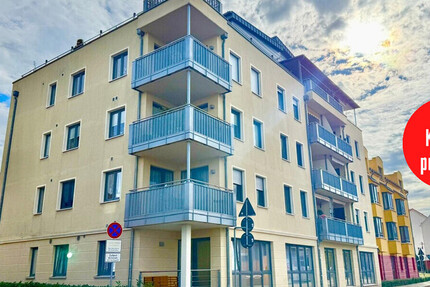 HORN IMMOBILIEN++ RESERVIERT! Waren (Müritz) am Stadthafen , schöne 3-Raum ETW mit Fahrstuhl, Stellplatz, EBK und Blick auf den Hafen - Wohnung Waren | Angebot:24714933