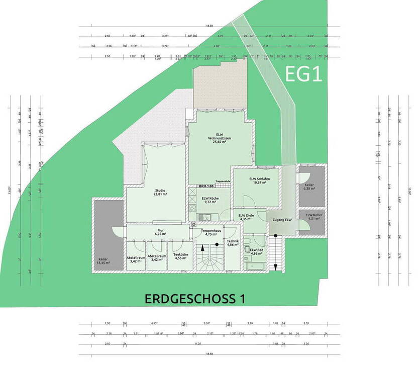 Von Privat: Lichtdurchflutetes Architekten-Haus mit EinliegerWohnung in Top-Halbhöhenlage