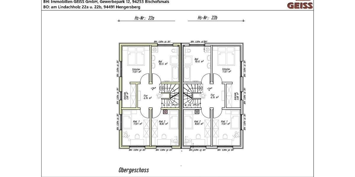 Doppelhaushälfte Hengersberg - 529.000&euro; | Angebot:26351255